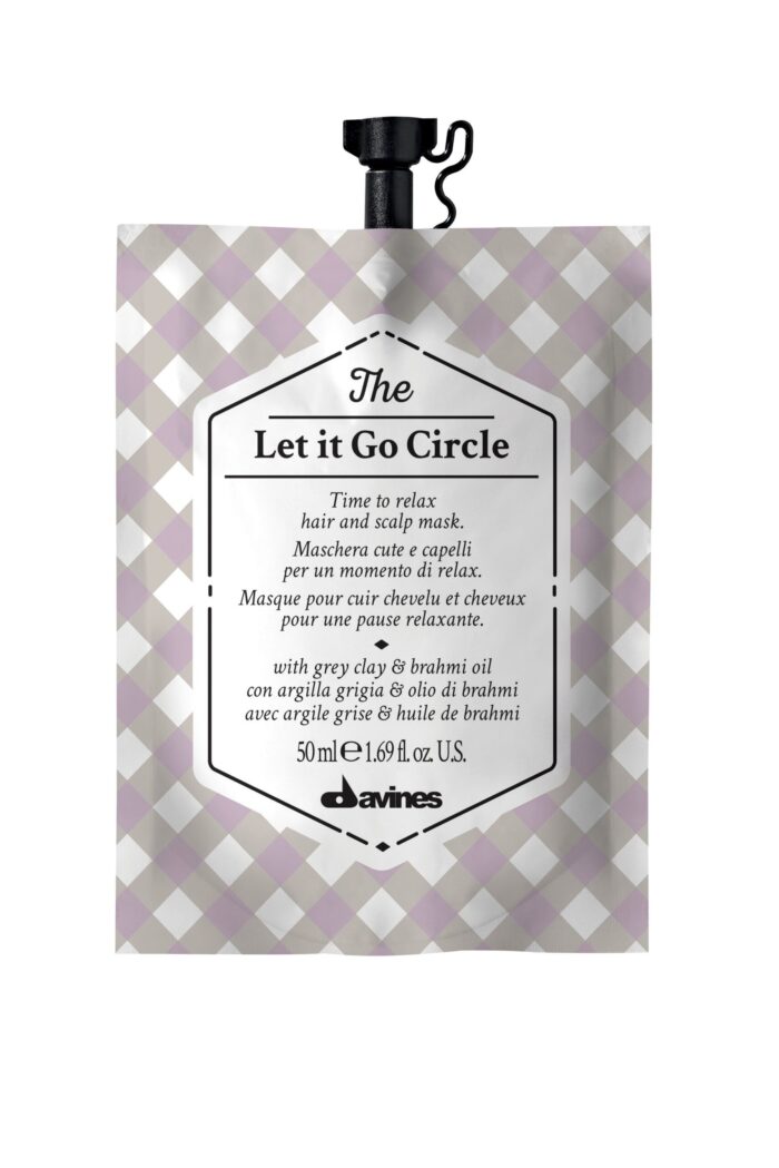 Davines The Let it go circle Odstresowująco-wygładzająca maska do włosów 50 ml