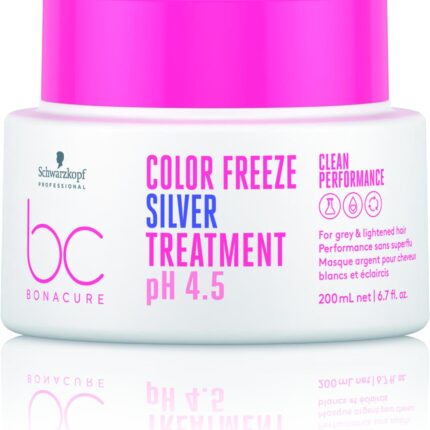 Schwarzkopf BC Color Freeze Silver pH 4.5 Odbudowująca maska do włosów farbowanych blond 200 ml