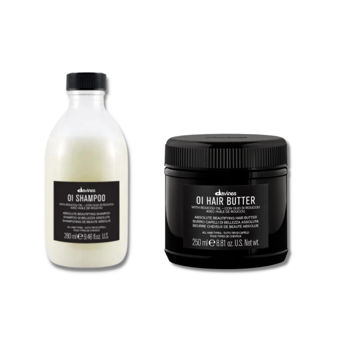 Davines Zestaw Szampon Oi 280 ml + Masło Oi 250 ml