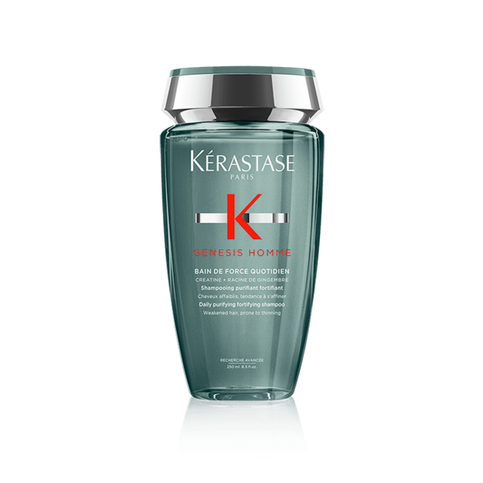 Kérastase Genesis Homme Oczyszczająco-wzmacniający szampon do włosów osłabionych dla mężczyzn 250 ml