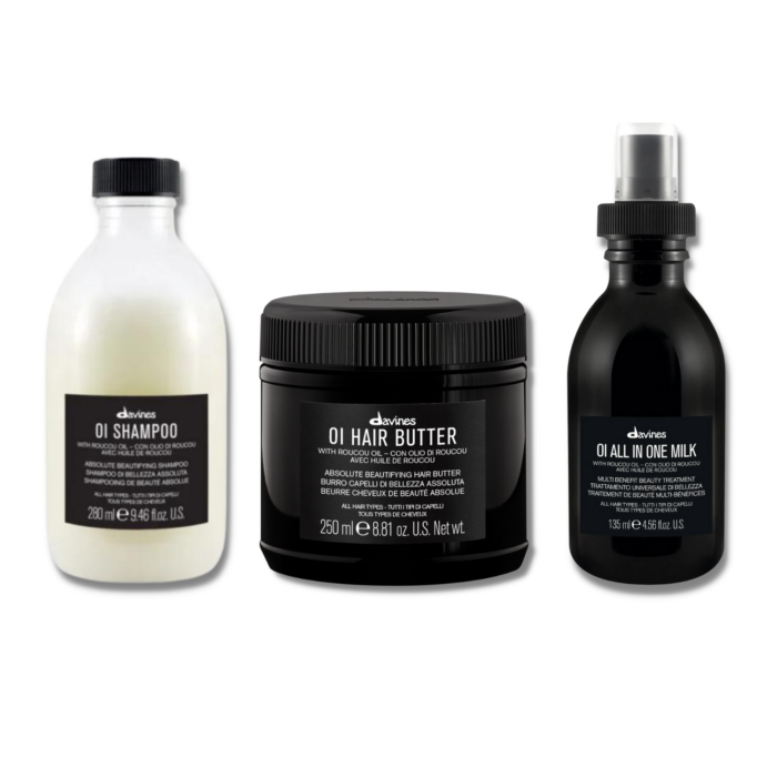 Davines Zestaw Szampon Oi 280 ml + Masło Oi 250 ml + Oi Mleczko135 ml