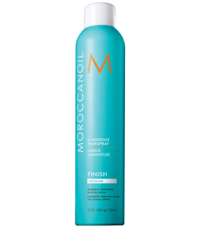 Moroccanoil Luminous Hairspray Delikatny lakier z efektem nabłyszczenia 330 ml