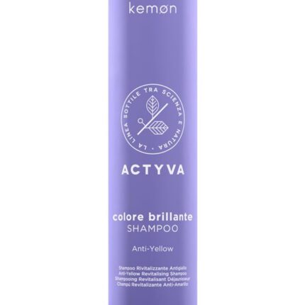 Kemon Actyva Colore Brillante Anti-Yellow Szampon neutralizujący żółty odcień 250 ml