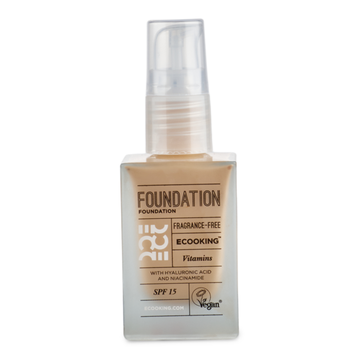 Ecooking Foundation 03 Podkład do twarzy z kwasem hialuronowym i niacynamidem SPF 15 30 ml