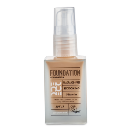 Ecooking Foundation 04 Podkład do twarzy z kwasem hialuronowym i niacynamidem SPF 15 30 ml