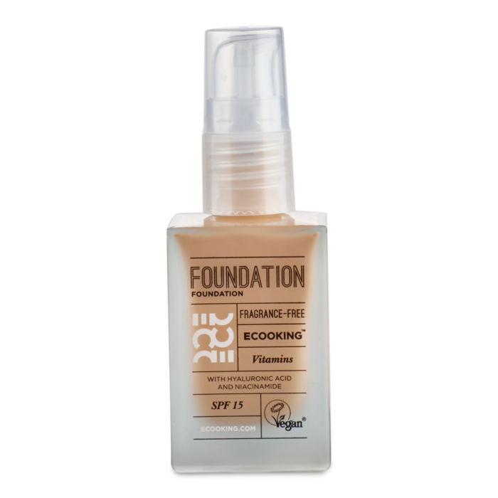 Ecooking Foundation 04 Podkład do twarzy z kwasem hialuronowym i niacynamidem SPF 15 30 ml