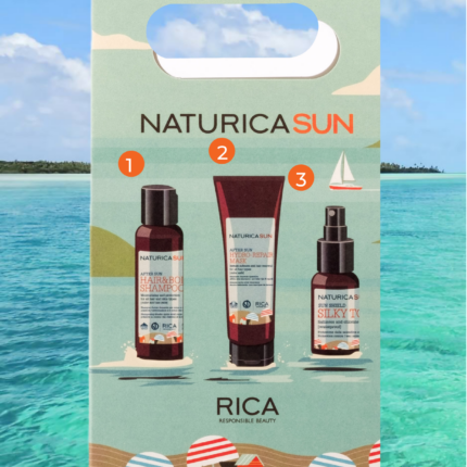 Rica Naturica Sun Zestaw szampon 100 ml, maska 75 ml, serum 50 ml